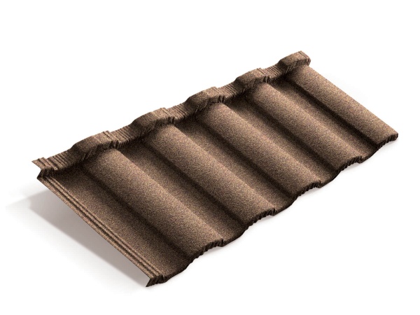 Композитная черепица Metrotile MetroRoman, 1280 х 415 мм цвет:  пустыня