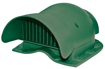 Кровельный вентиль Krovent KTV Wave, для металочерепицы зеленый