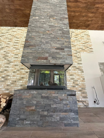 Кварцит, 3D панель из камня, 600х150 мм, Rockface Rustic