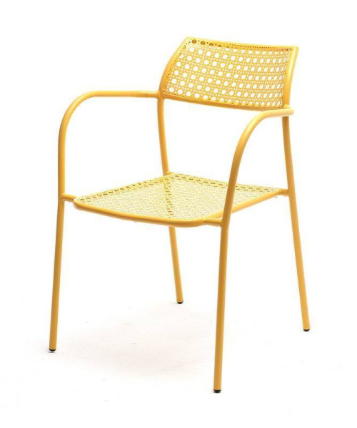 Стул стальной Посейдон цвет: желтый