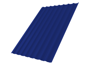 Профилированный лист GL C20 B, 0.45 мм, PE, RAL 5002