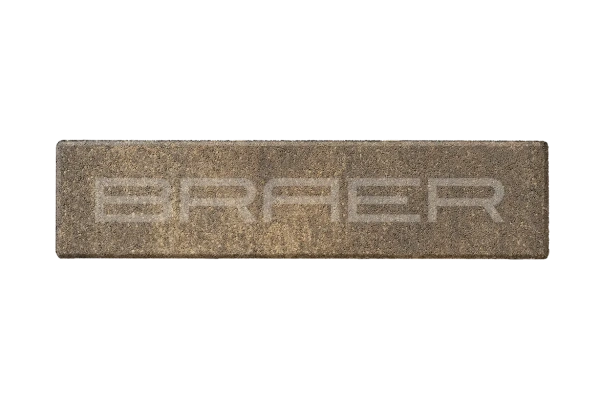 Тротуарная плитка Braer Паркет 60 мм 200х50 мм, цвет: Color Mix Каштан