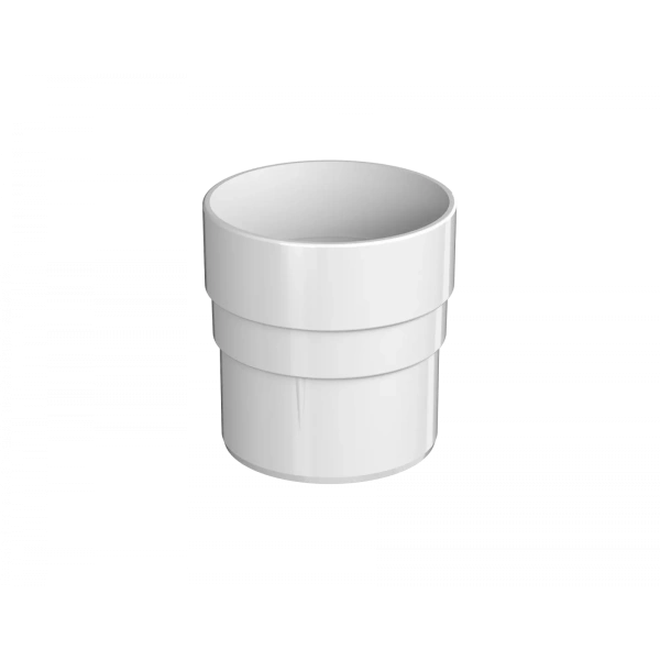 Муфта трубы, Технониколь, оптима Ø 80 мм, цвет: белый