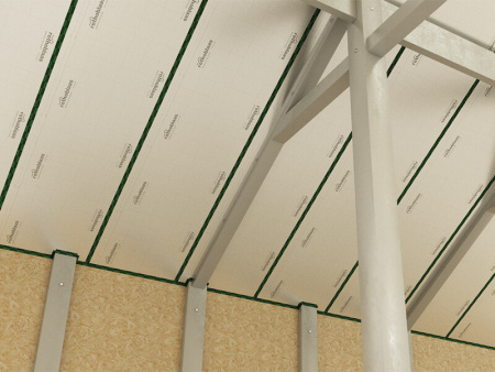 Holztechnic BARRIER ALU NET, армированная отражающая пароизоляционная пленка, 75 м²