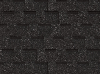 Ламинированная битумная черепица, Docke, Dragon Original цвет: асфальт, 2.38 м² / уп.