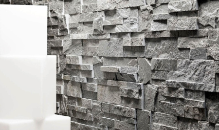 Сланец, 3D панель из камня, 600х150 мм, Classic Grey Slate, 8 шт/уп