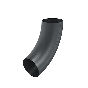 Колено трубы 72° Aquasystem Премиум Ø 100 мм, PU Matt, RAL 7024