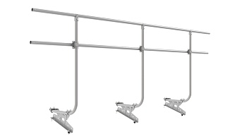 Ограждение кровельное для металлочерепицы Borge, H=1200 мм, L= 3000 мм RAL 7004