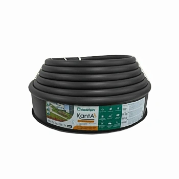 Садовый бордюр Kanta, Standartpark, H=100 мм, 10 м, черный