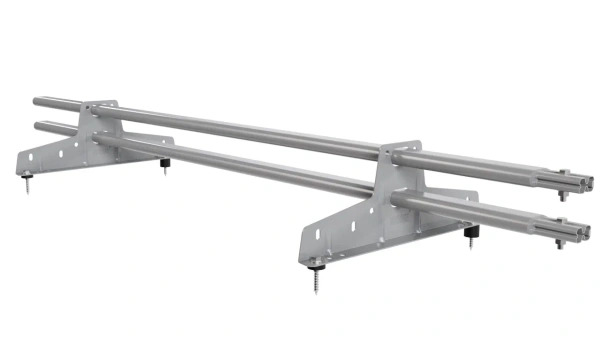 Снегозадержатель универсальный Borge L=1500 мм, 2 опоры, 2 трубы, овал 25х45 RAL 7004