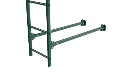 Фасадная лестница Borge, нижняя секция, L=2700 мм RAL 6005