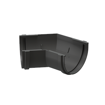 Угол желоба универсальный 135°, Docke Premium, Ø120 мм, цвет: графит