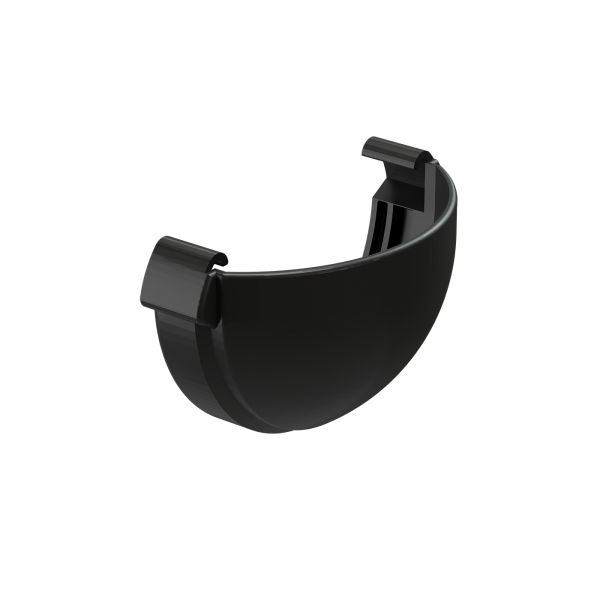 Заглушка желоба Docke Lux, Ø140 мм, цвет: карбон