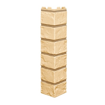 Угол наружный Технониколь Оптима, Кирпич, 440х135 мм цвет: песочный