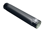 Труба круглая соединительная 1м, Grand Line Ø 90 мм PE, RAL 7024