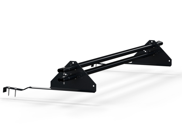 Снегозадержатель для натуральной черепицы Orima LE8, /4 опоры, 2 трубы, овал 45х25/, L=3000 мм RR 33