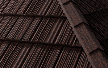 Композитная черепица Gerard Shake, 1250х371 мм цвет: Chestnut