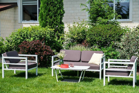 Диван 2-местный, Эстелья, алюминиевый каркас