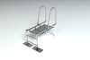 Парапетный мостик Roofsystems Prestige, H=600 мм, L=1150 мм zinc