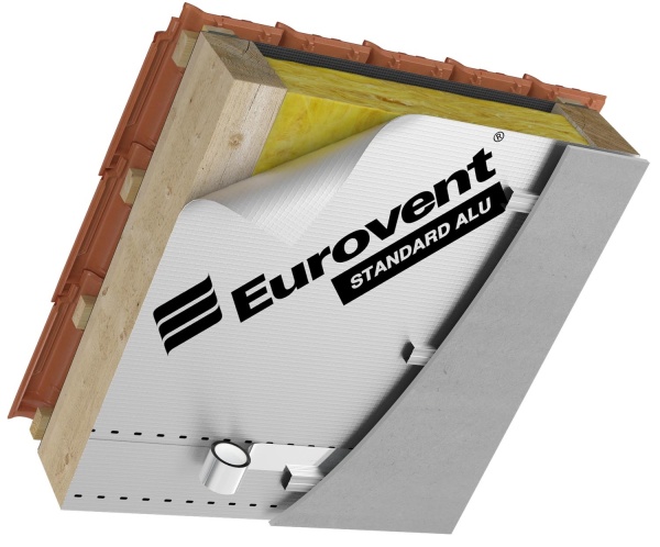 Eurovent ALUFIX лента односторонняя для пароизоляции 75 мм х 50 м