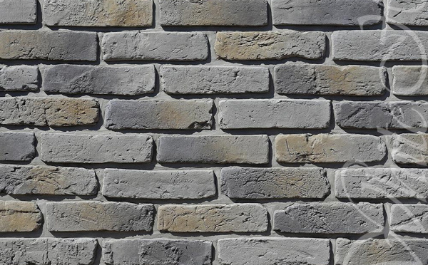 Декоративный камень White Hills Берн Брик под Кирпич, цвет: 395-80 / серый