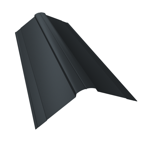 GL Планка конька фигурного, 150х150 мм 0.45 мм, PE-Double, RAL 7016, L=3000 мм