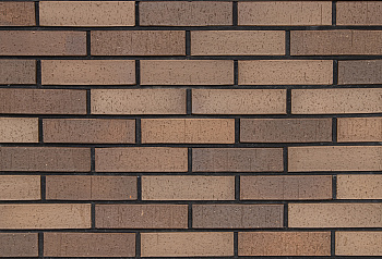 Кирпич облицовочный клинкерный Kerma Premium, 0.5НФ пустотелый, цвет: коричневый, каре, М300, 250х60х65 мм