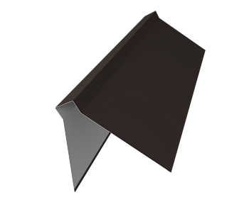 GL Планка конька плоского, 220х50х220 мм 0.45 мм, Drap TR, RR 32, L=3000 мм