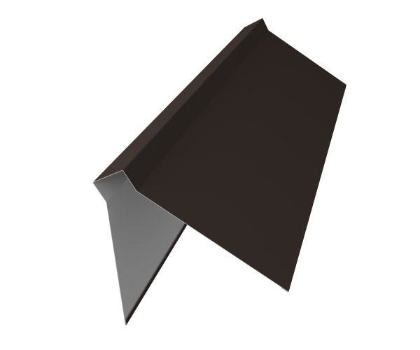 GL Планка конька плоского, 220х50х220 мм 0.45 мм, Drap-double TX, RR 32, L=3000 мм