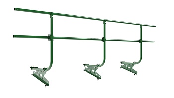 Ограждение кровельное для металлочерепицы Borge, H=900 мм, L= 3000 мм RAL 6002