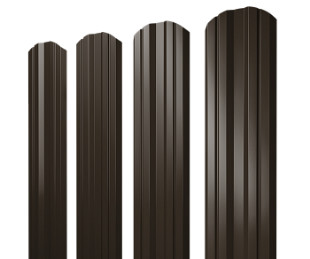 GL Штакетник Twin, фигурный 0.45 мм, Drap TR, RR 32