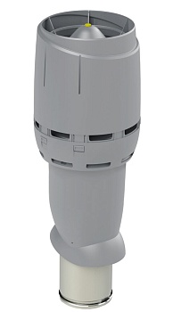 FLOW-вентиляционный выход Vilpe, 160/ ИЗ/ 700 мм светло-серый