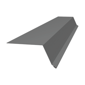 GL Планка капельник, 100х55 мм 0.45 мм, PE, RAL 9006, L=2000 мм