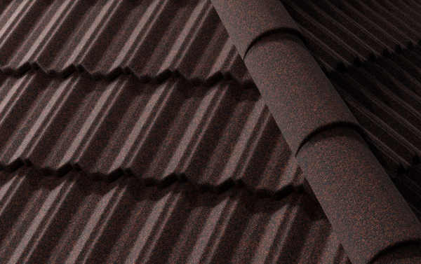 Композитная черепица Gerard Classic, 1265х369 мм цвет: Chestnut
