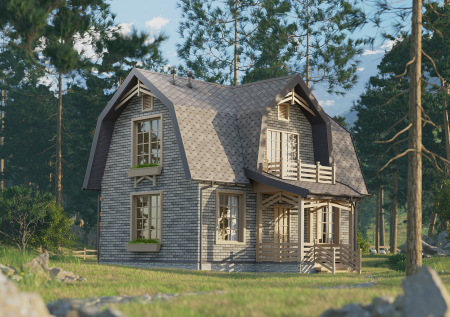 Фасадная плитка Docke Premium, Brick, уп 2.0 м² цвет: янтарный