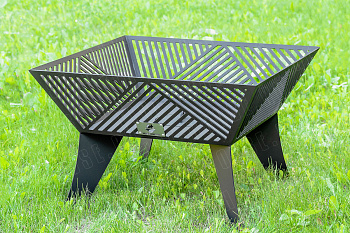 Костровой очаг, 900х900 мм, H=560 мм, "Ибица"