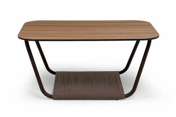 Стол журнальный из HPL, Гранада, 90х60 см цвет: дуб