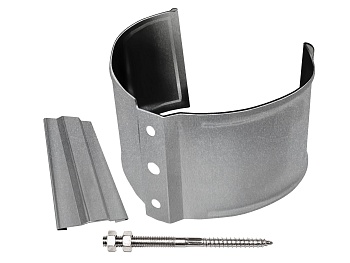 Кронштейн трубы на кирпич Grand Line Ø 90 мм, Zn