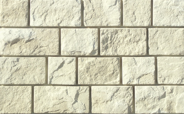 Фасадная плитка White Hills Шинон под Камень, цвет: 410-00 / белый