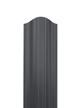 ММТ Штакетник П-образный, фигурный, 110 мм 0.5 мм, PE-double Matt, RAL 7024