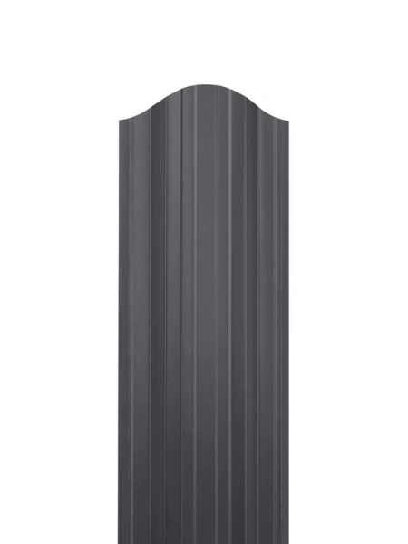 ММТ Штакетник П-образный, фигурный, 110 мм 0.5 мм, PE-double Matt, RAL 7024