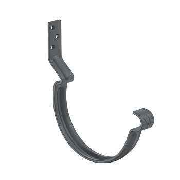 Крюк крепления желоба короткий с комплектом крепления Aquasystem Премиум Ø125 мм, PU, RAL 7024