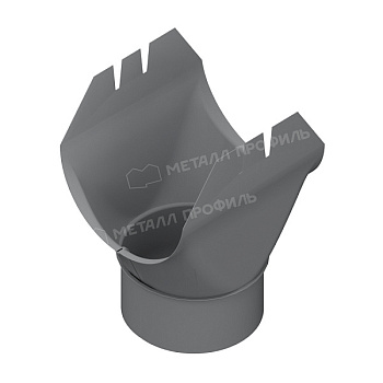 Воронка выпускная Ø185/150 мм, Металл Профиль Проект, PE, RAL 7004