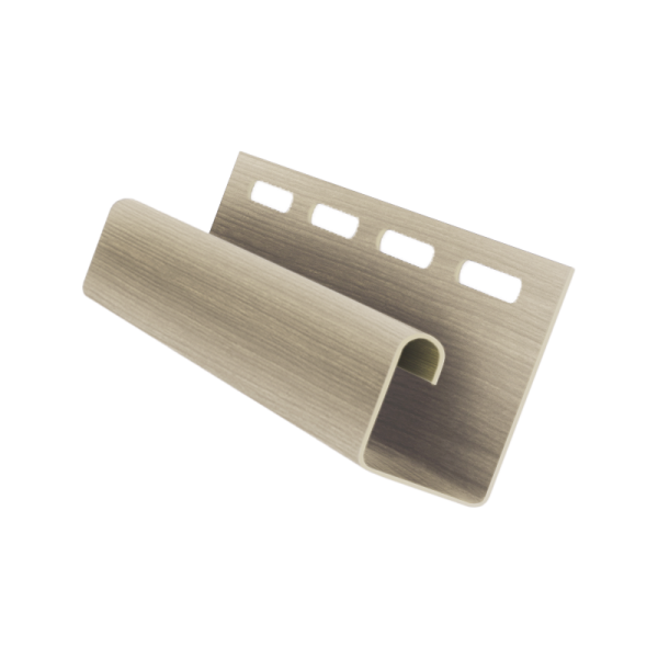 J-профиль пвх, Grand Line, L=3000 мм серия Design Tundra, цвет: ясень