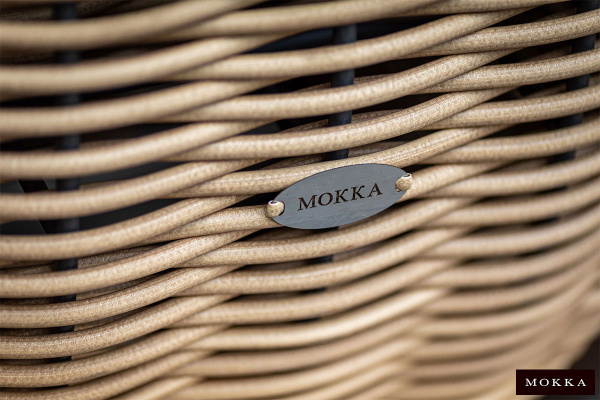 Кресло Mokka Majorca из искусственного ротанга цвет: соломенный