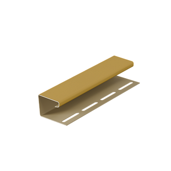 J-профиль пвх, Docke, L=3000 мм серия Premium, цвет: карамель