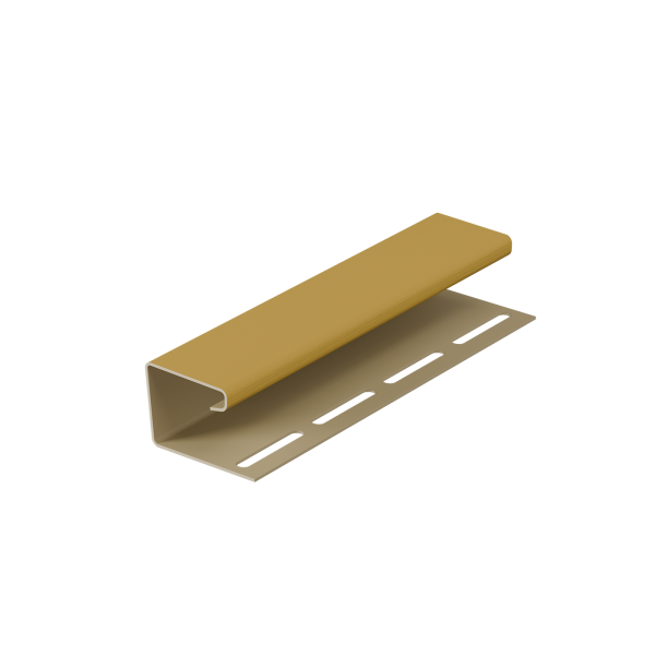 J-профиль пвх, Docke, L=3000 мм серия Premium, цвет: карамель