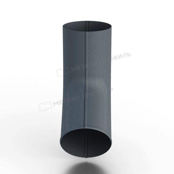 Колено сливное Ø100 мм, Металл Профиль Foramina Freeze, Grey