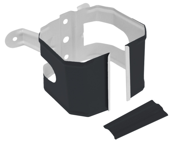 Кронштейн трубы на дерево Vortex Matt, Ø 126 мм, RAL 7024