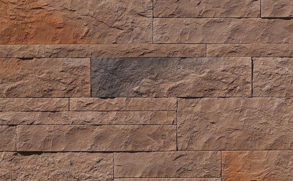 Фасадная плитка White Hills Лоарре под Камень, цвет: 492-40 / коричневый